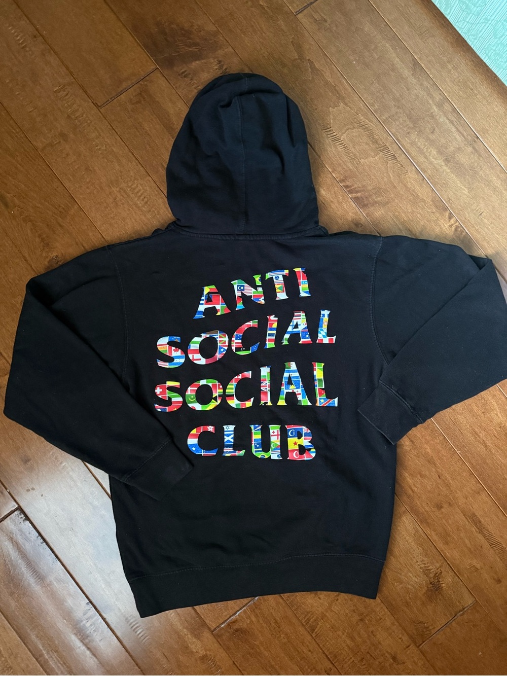 Anti Social Social Club Black Printed Hoodie Limited Edition